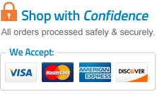 Shop With Confidence: All orders are processed safely and securely online