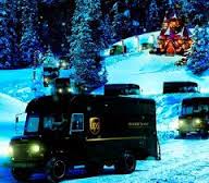 UPS trucks Christmas